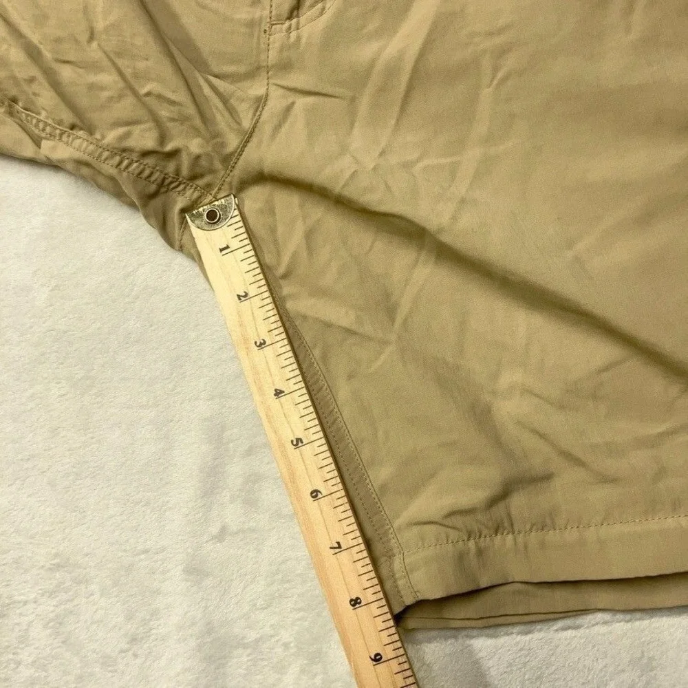 SCOTTeVEST Shorts Mens 40 Beige Tan TEC 8 Pockets Nylon Outdoor Hiking Tactical
